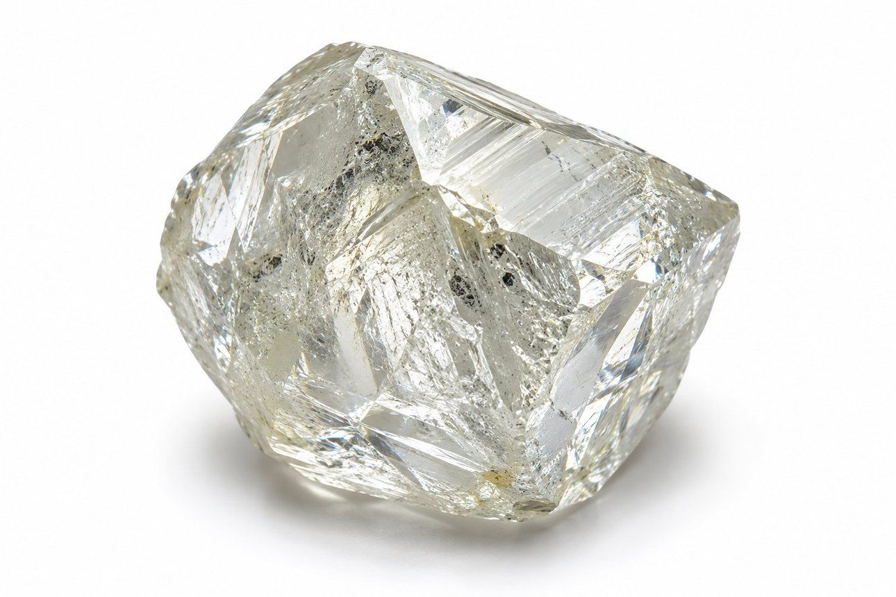Brillantschliff-Diamant — funkelndes weißes Feuer