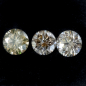 Preview: 3 fluoreszierende Brillanten 0.12 Ct, VVS-IF, EX/EX/EX