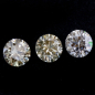 Preview: 3 fluoreszierende Brillanten 0.30 Ct, VVS-IF, EX/EX/EX