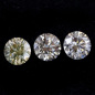 Preview: 3 fluoreszierende Brillanten 0.32 Ct, VVS-IF, EX/EX/EX