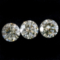 Preview: 3 fluoreszierende Brillanten 0.33 Ct, VVS-IF, EX/EX/EX