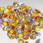Preview: 1 Ct Saphire im Brillantschliff, 3 mm