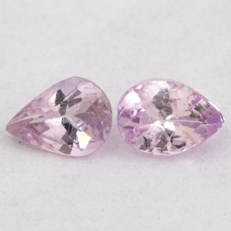 Pink Tansanit Paar mit 0.25 Ct