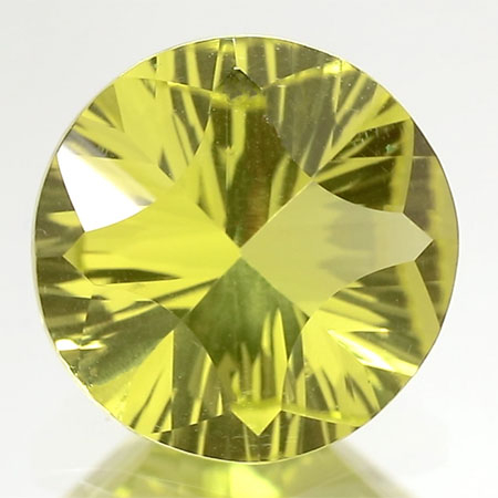 Lemon-Citrin im Suriken-Cut, 12mm