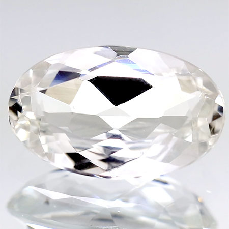 Aquamarin mit 15.5 x 10 mm, unbehandelt