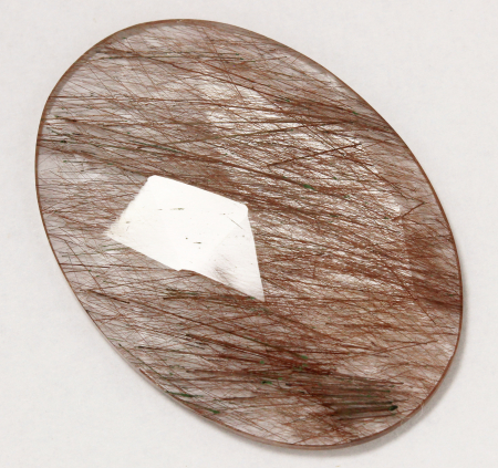 Rutilquarz mit 39.58 Ct, facettiert