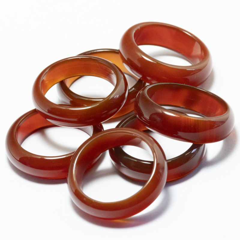 Edelstein Ringe Achat, verschiedene Größen