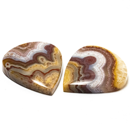 2 Achate mit 47.33 Ct