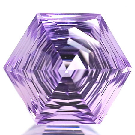 Amethyst mit 10.74 Ct im Spider-Schliff