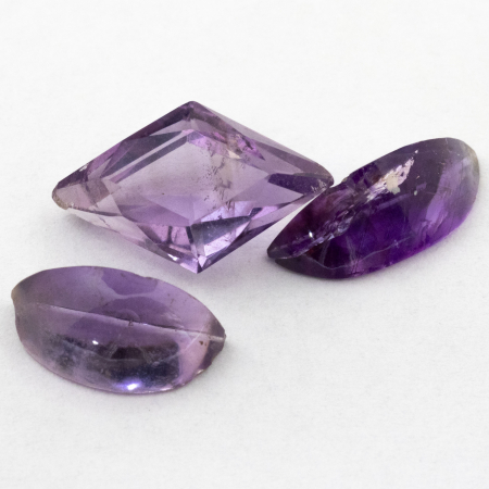 3 Amethyste mit 6.50 Ct