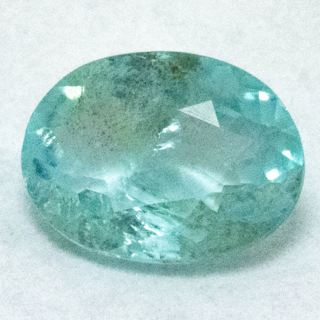 Neonblauer Apatit mit 0.71 Ct