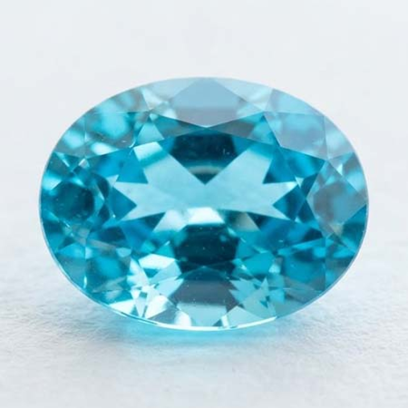 Neonblauer Apatit mit 1.47 Ct