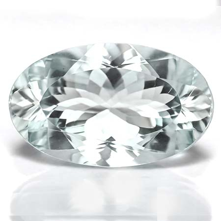 Aquamarin mit 6.88 Ct, unbehandelt