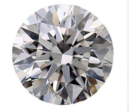 Moissanit mit 0.96 Ct im Brillantschliff, River VVS - IF