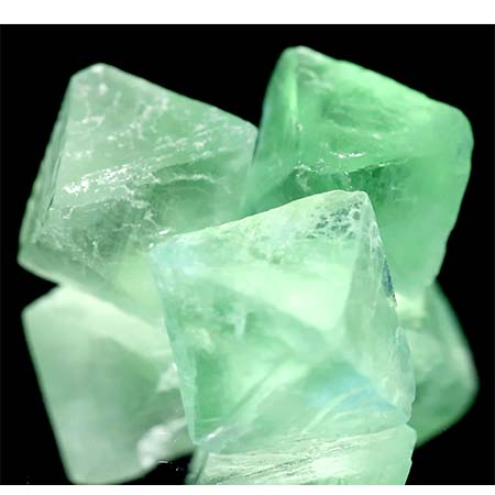 Fluorit Kristalle mit 116.46 Ct