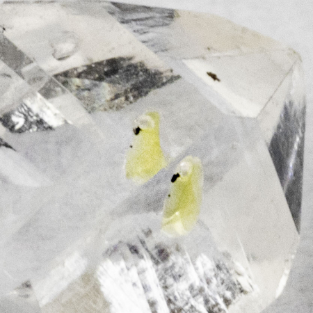 Besonderheit: Herkimer "Diamant" mit Wassereinschluss und Luftblase, 0.72 Ct