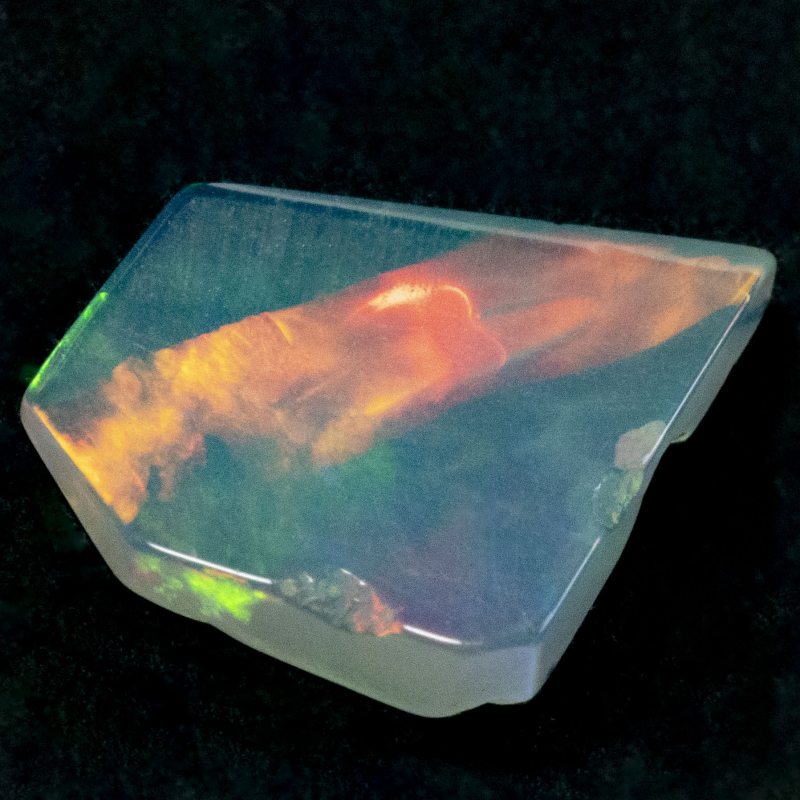 2 Welo Opal Scheiben mit 1.55 Ct, poliert - Opale