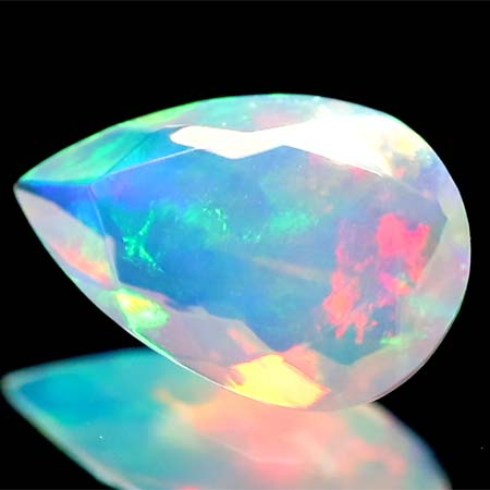 Facettierter Welo-Opal 1.10 Ct, AAA-Qualtität