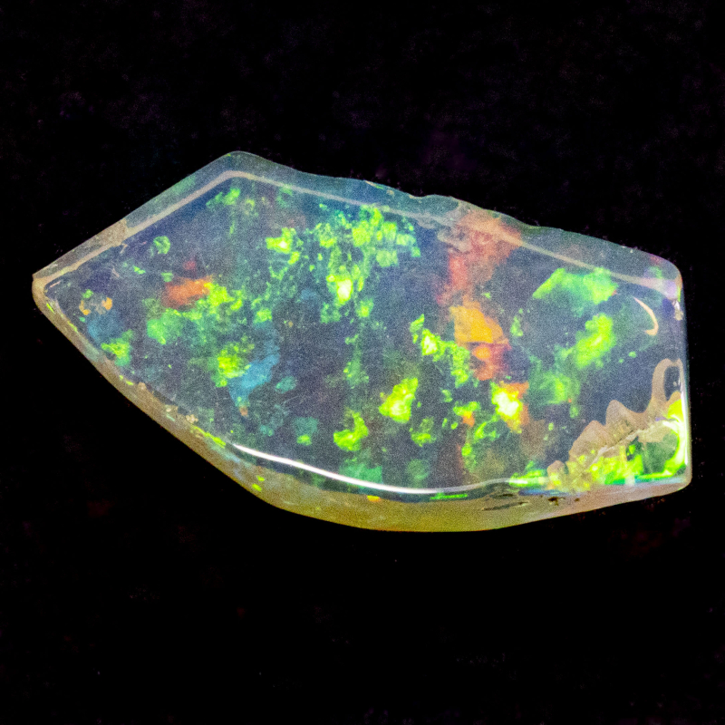 2 Welo Opal Scheiben mit 1.55 Ct, poliert - Opale