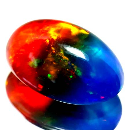 Bicolor Opal mit 2.25 Ct, AAA Grade