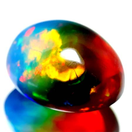 Bicolor Opal mit 3.07 Ct, AAA Grade