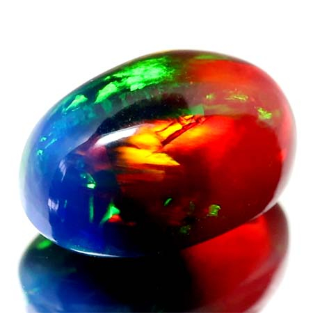 Bicolor Opal mit 3.30 Ct, AAA Grade