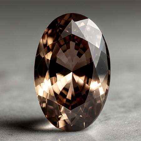 Brasilianischer Rauchquarz mit 5.11 Ct