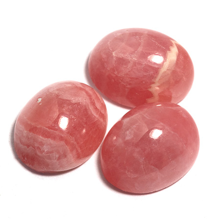 3 Rhodochrosite mit insgesamt 11.06 Ct