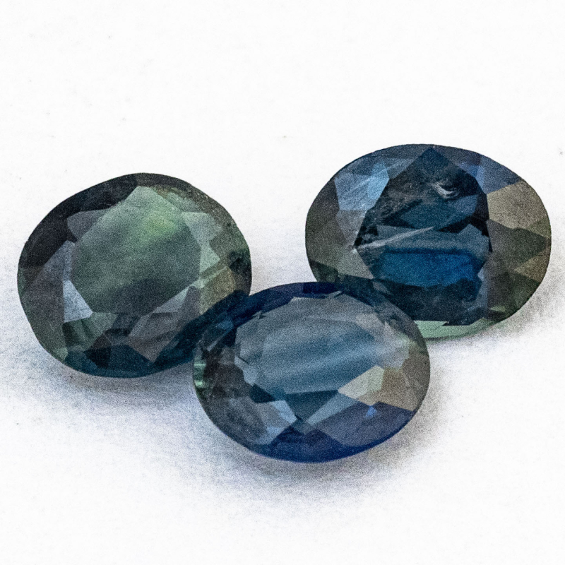 3 Saphire 1.00 Ct