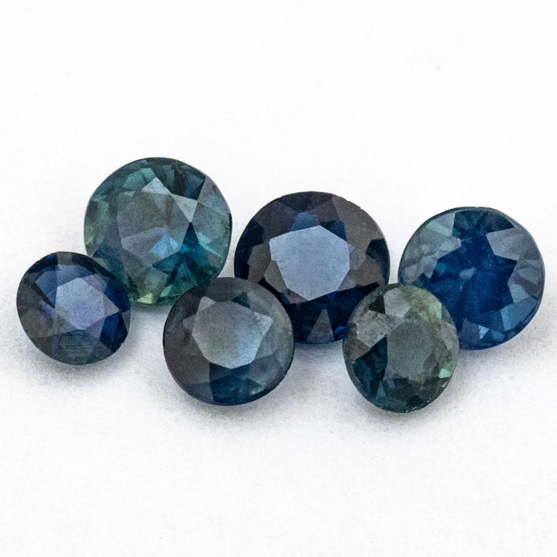 6 Saphire 1.11 Ct