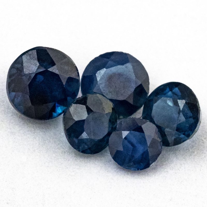5 Saphire 1.31 Ct