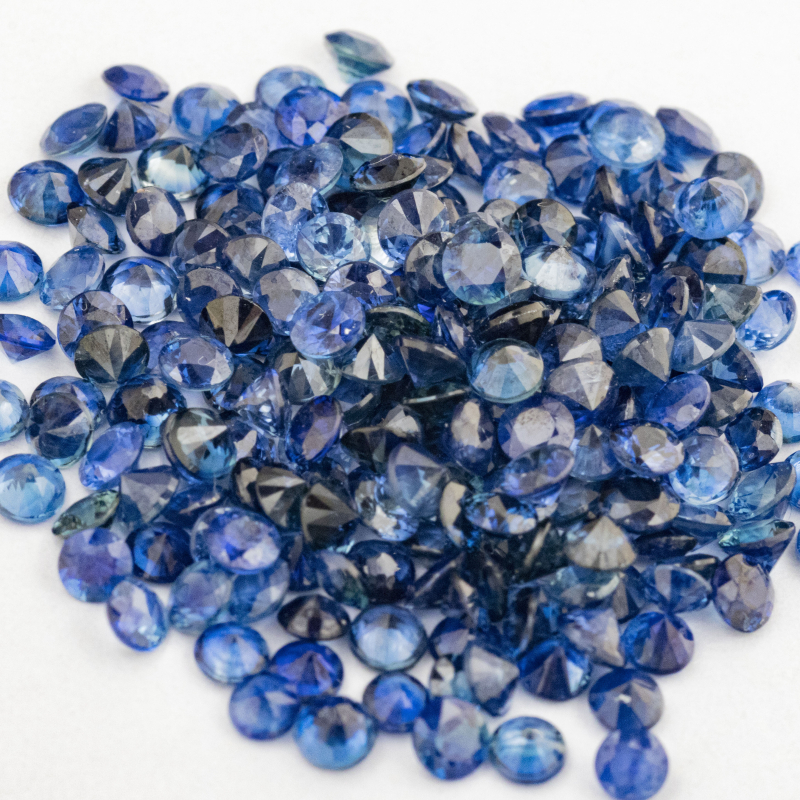 219 Saphire mit 17.46 Ct, unbehandelt
