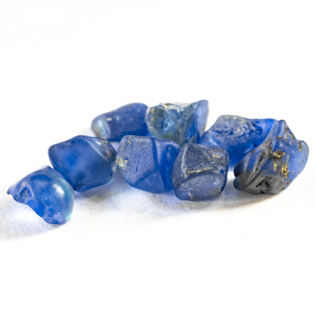 Saphir Kristalle mit 2.08 Ct, Schleifqualität