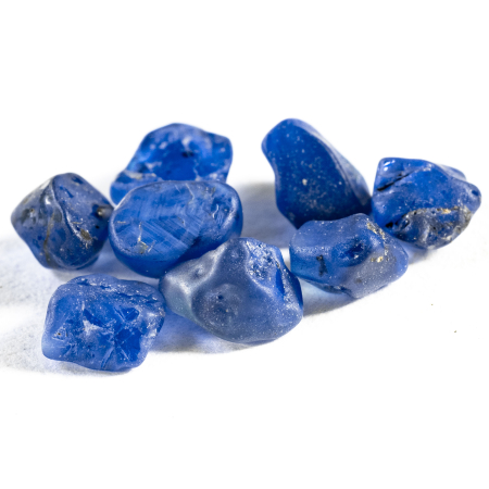 Saphir Kristalle mit 2.19 Ct, Schleifqualität