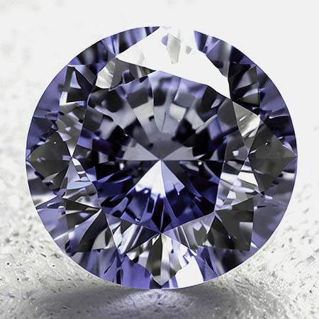 Burma Spinell mit 0.53 Ct Brillantschliff, unbehandelt