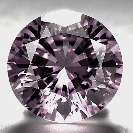 Burma Spinell mit 0.54 Ct Brillantschliff, unbehandelt