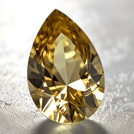 Gelber Tansanit mit 0.33 Ct