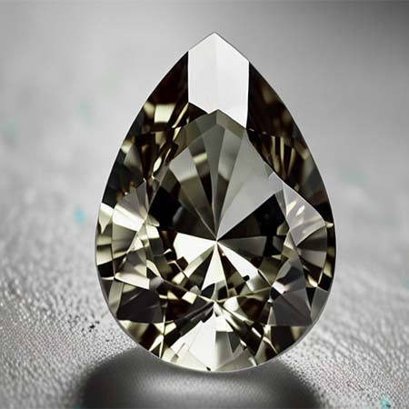Gelber Tansanit mit 0.36 Ct