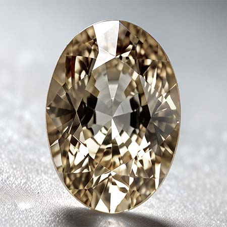 Gelber Tansanit mit 0.36 Ct
