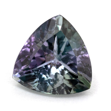 Bicolor Tansanit mit 0.79 Ct, unbehandelt