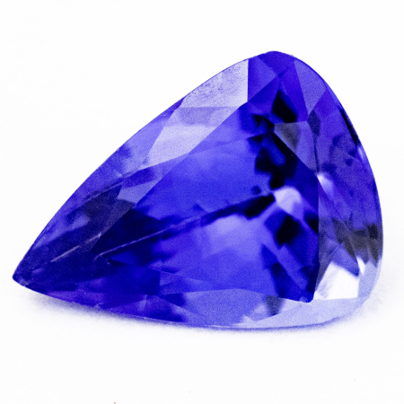 Augenreiner Tansanit mit 1.30 Ct, AA Grade