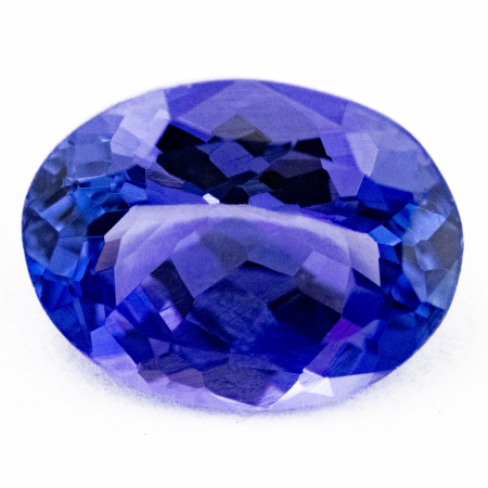 Augenreiner Tansanit mit 1.69 Ct, AA Grade
