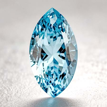 Topas in Sky Blue 6 x 3 mm, ca. 0.25 Ct