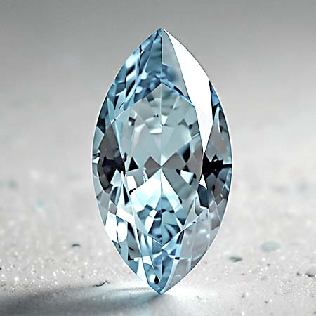 Topas in Sky Blue 6 x 3 mm, ca. 0.25 Ct