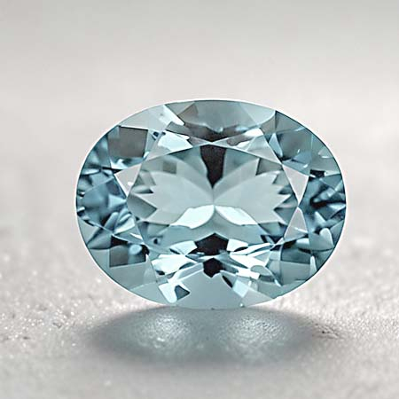 Topas in Sky Blue 4 x 3 mm, ca. 0.14 Ct