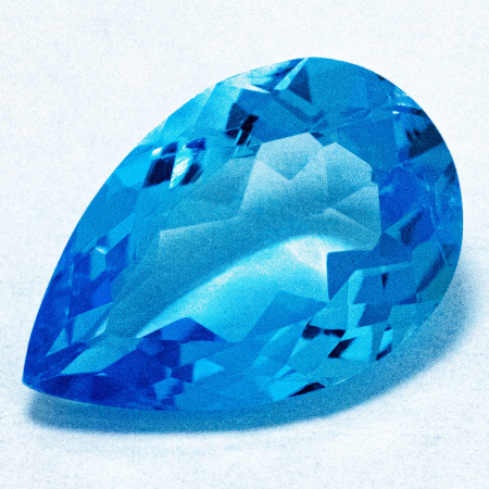 Topas in Swiss Blue mit 3.27 Ct, AAA Grade