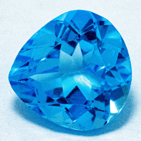 Topas in Swiss Blue mit 3.79 Ct, AAA Grade