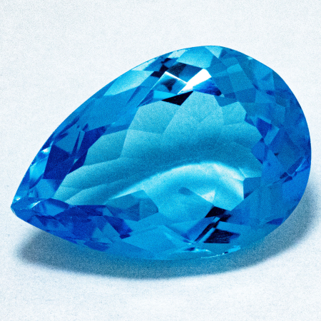 Topas in Swiss Blue mit 6.78 Ct, AAA Grade