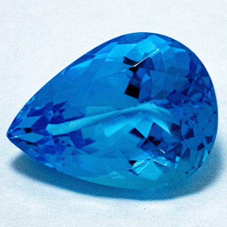 Topas in Swiss Blue mit 9.07 Ct, AAA Grade