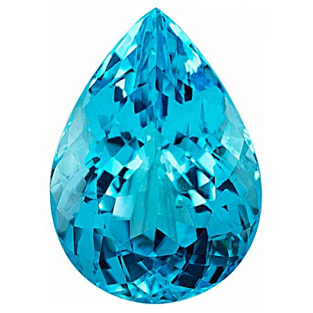 Topas in Swiss Blue 7 x 5 mm, ca, 0.80 Ct